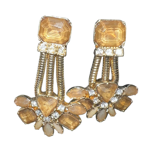 Earrings Dangle/Drop By Ann Taylor In Gold