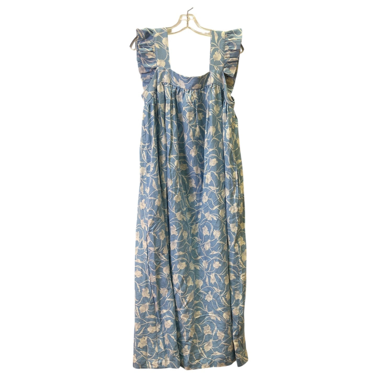 Dress Casual Maxi By A New Day In Blue & White, Size:L