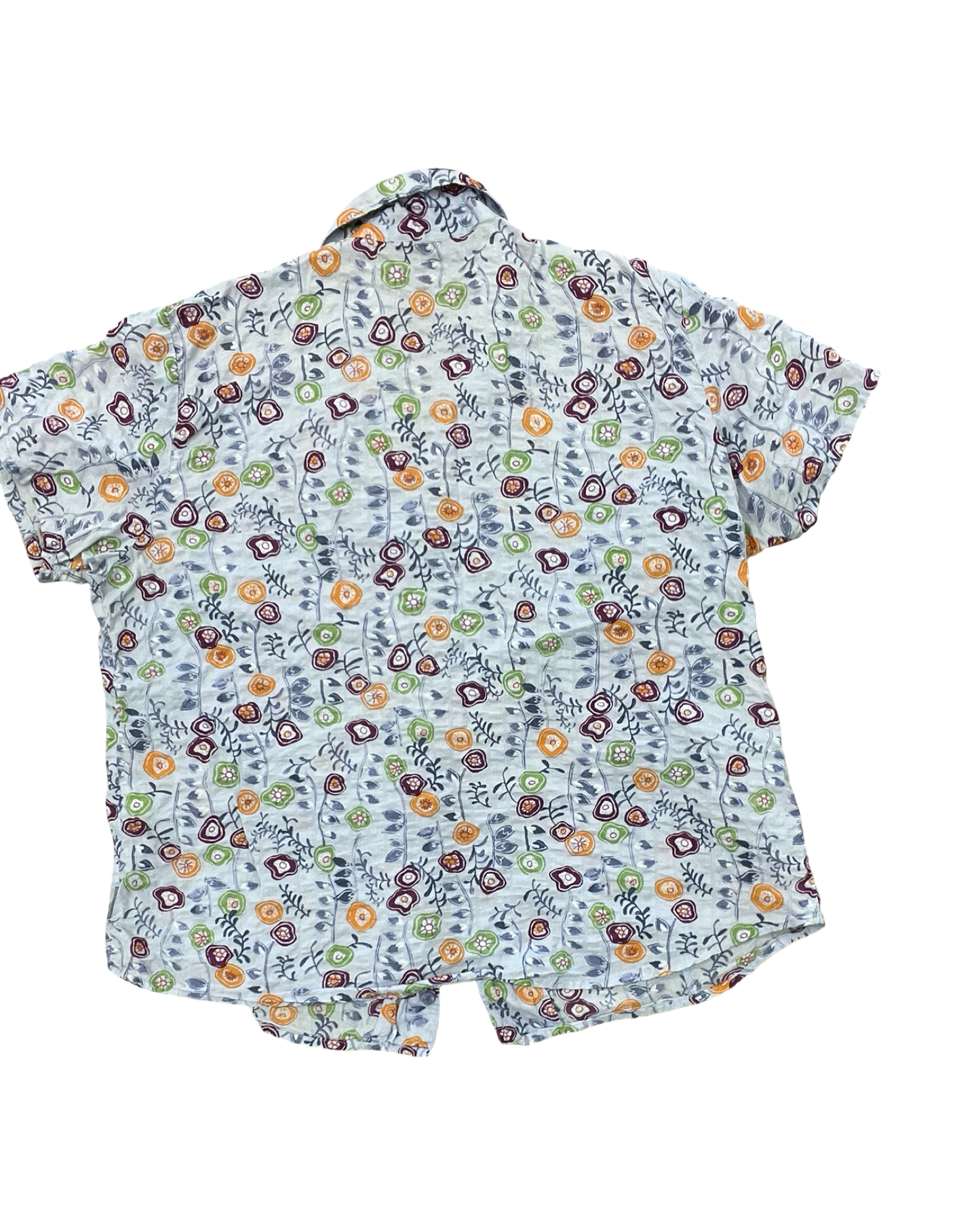 Blouse Ss By Woolrich In Blue, Size:Xl