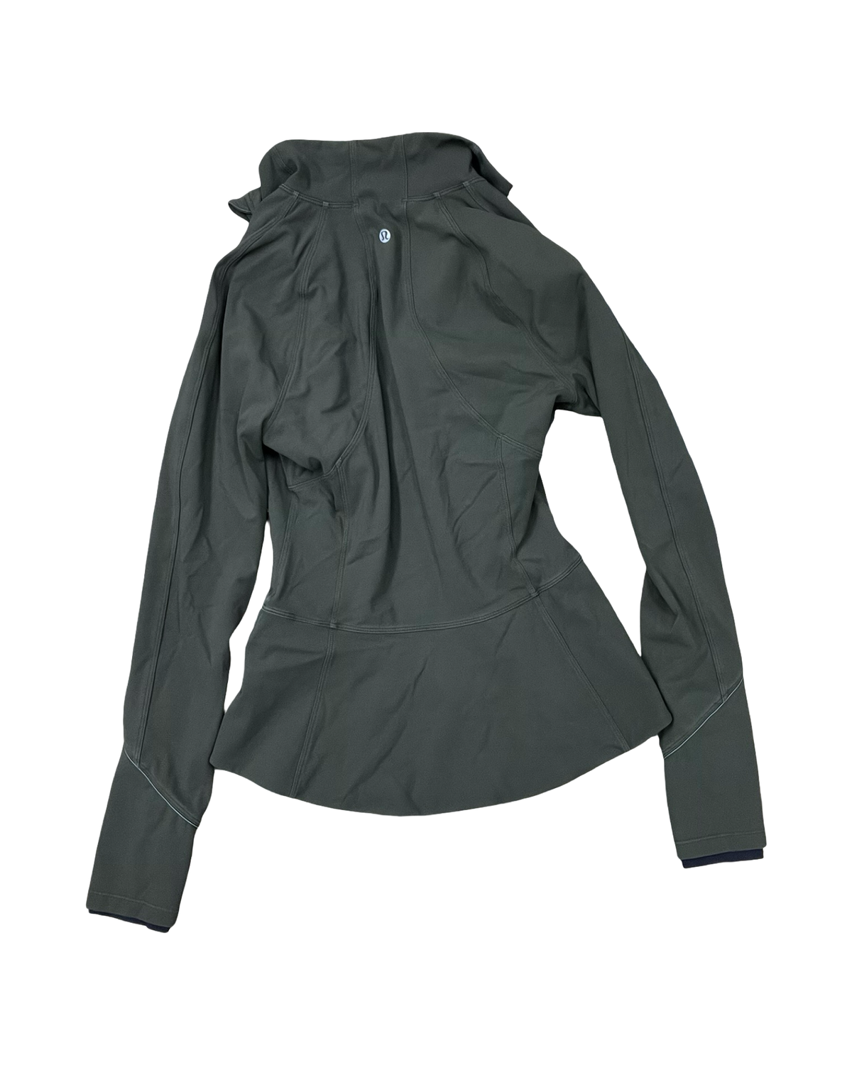 Athletic Jacket By Lululemon In Green, Size:6