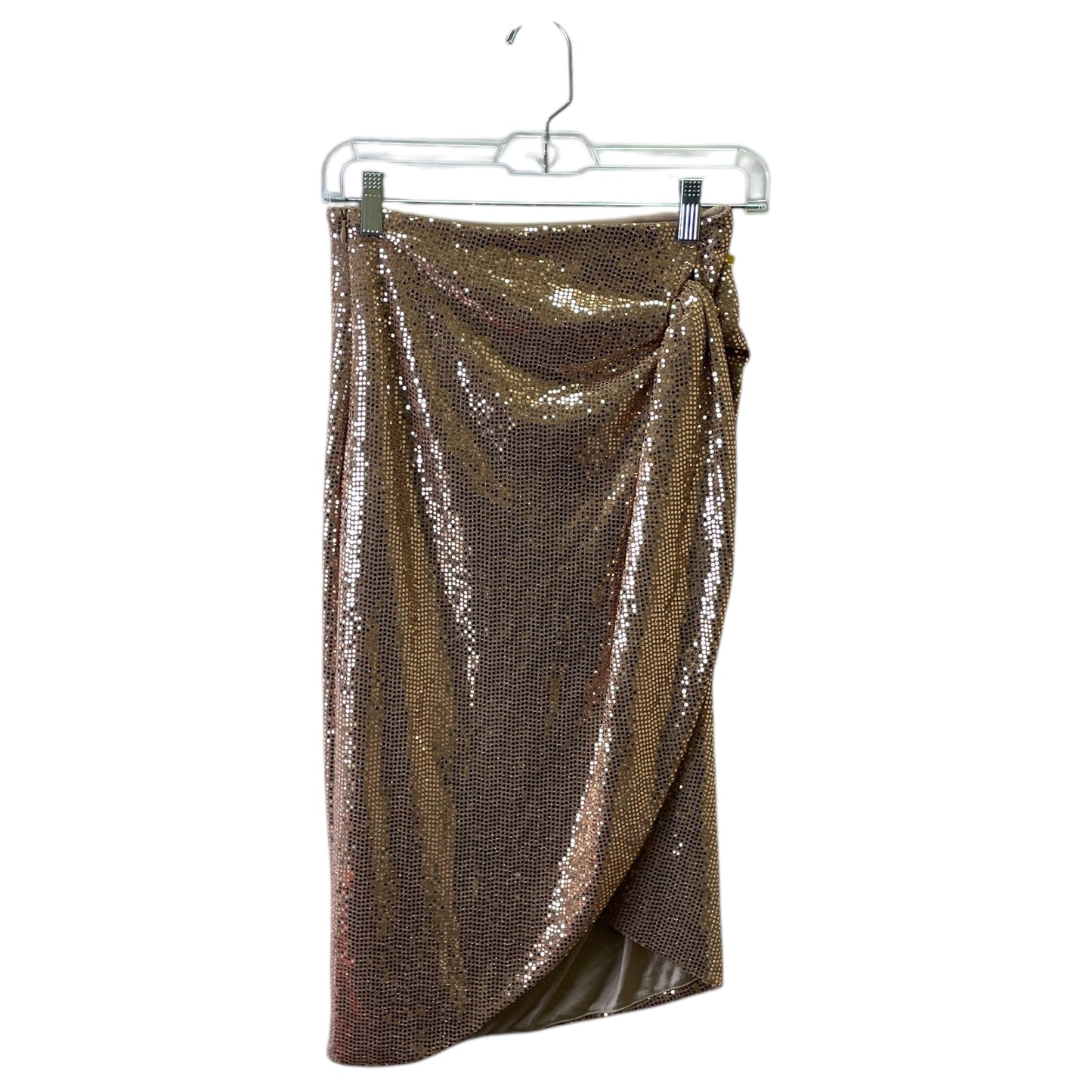 Skirt Midi By Vicolo In Gold, Size:4