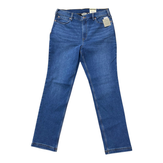 Jeans Straight By Duluth Trading In Blue Denim, Size:14