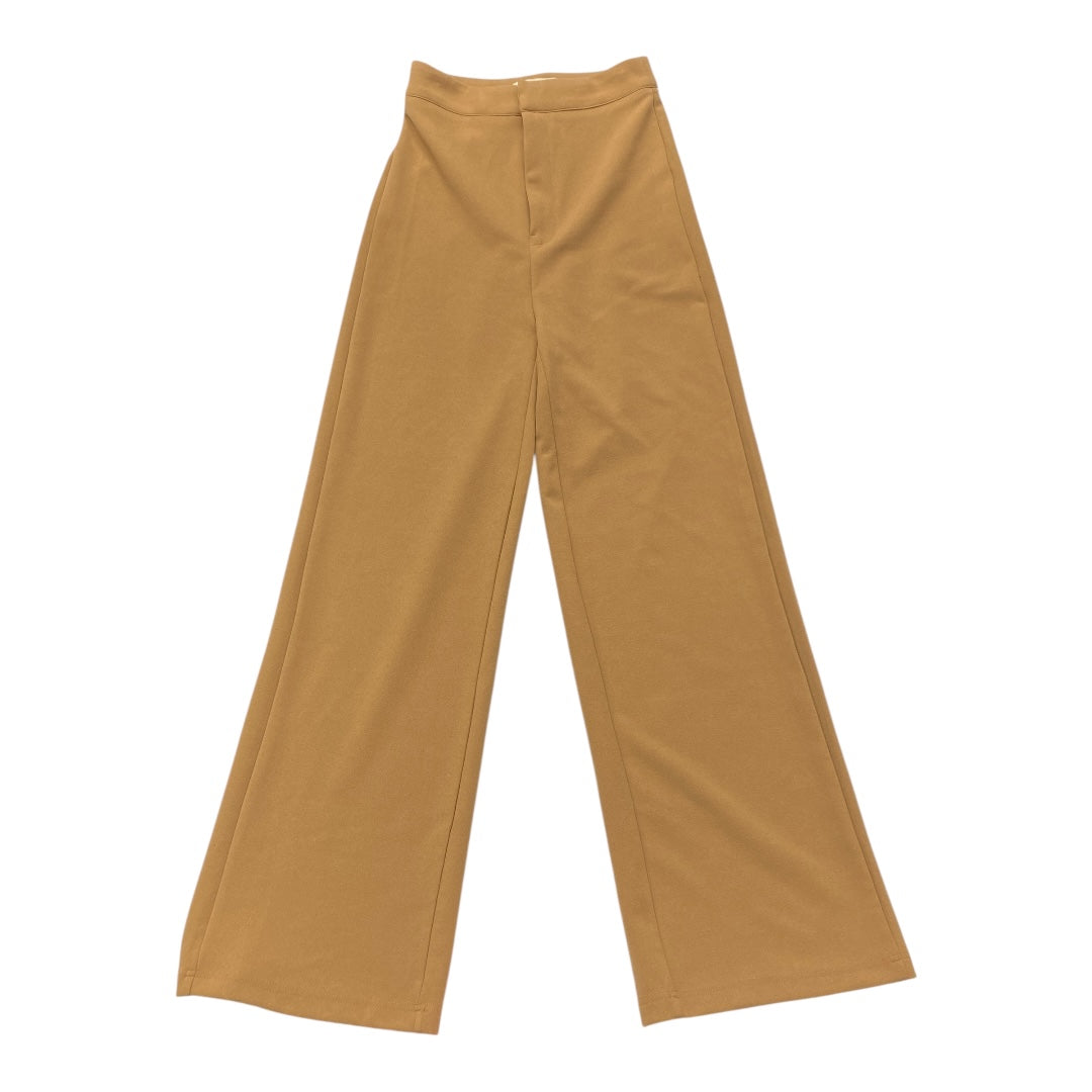 Pants Wide Leg By Meshki In Tan, Size:S