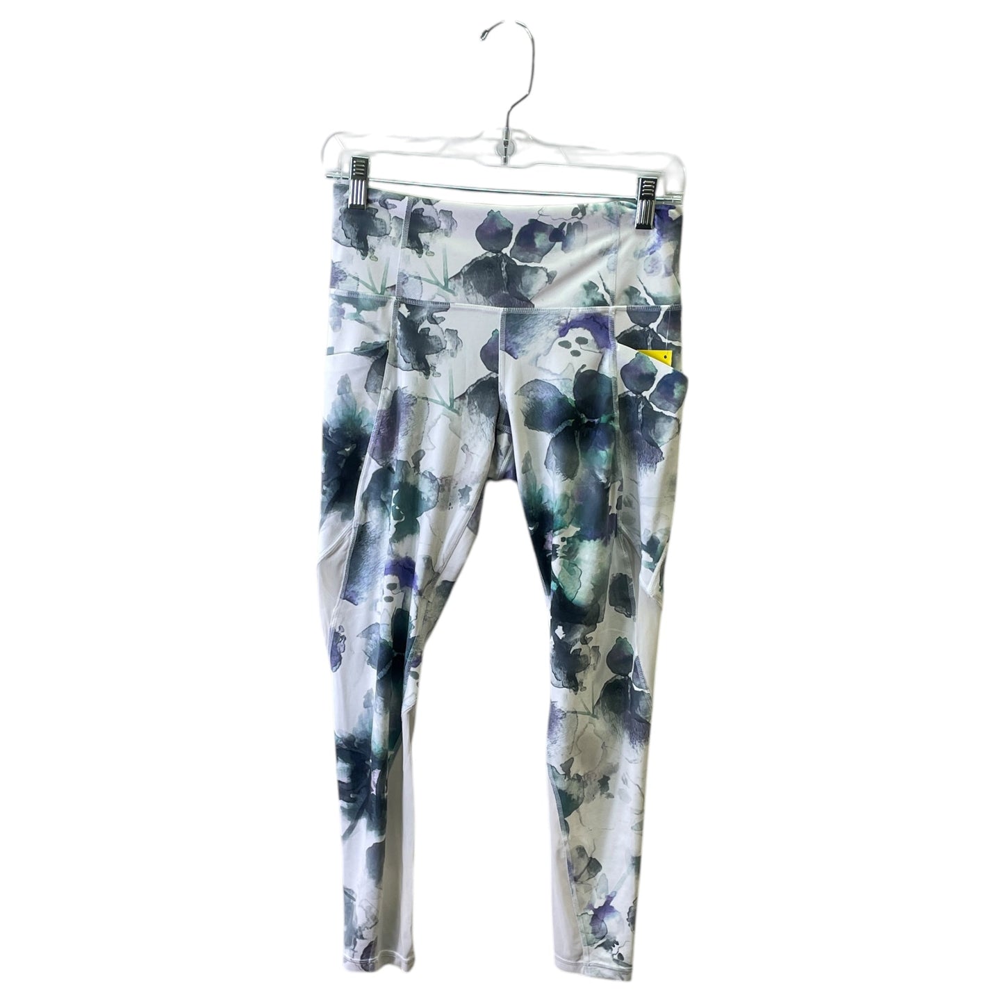 Athletic Capris By Athleta In Green & Purple, Size:S