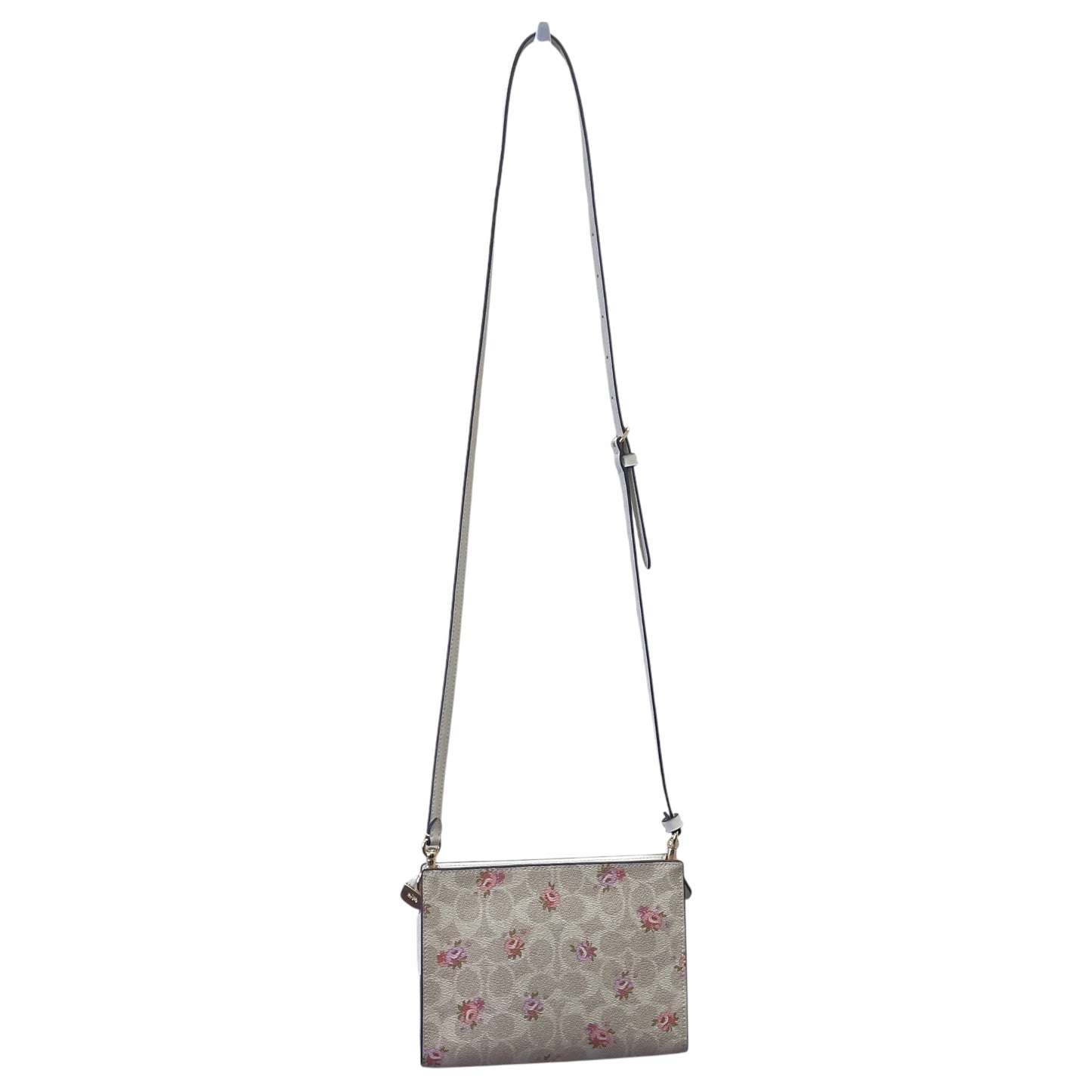 Crossbody Designer By Coach In Floral Print, Size:Small