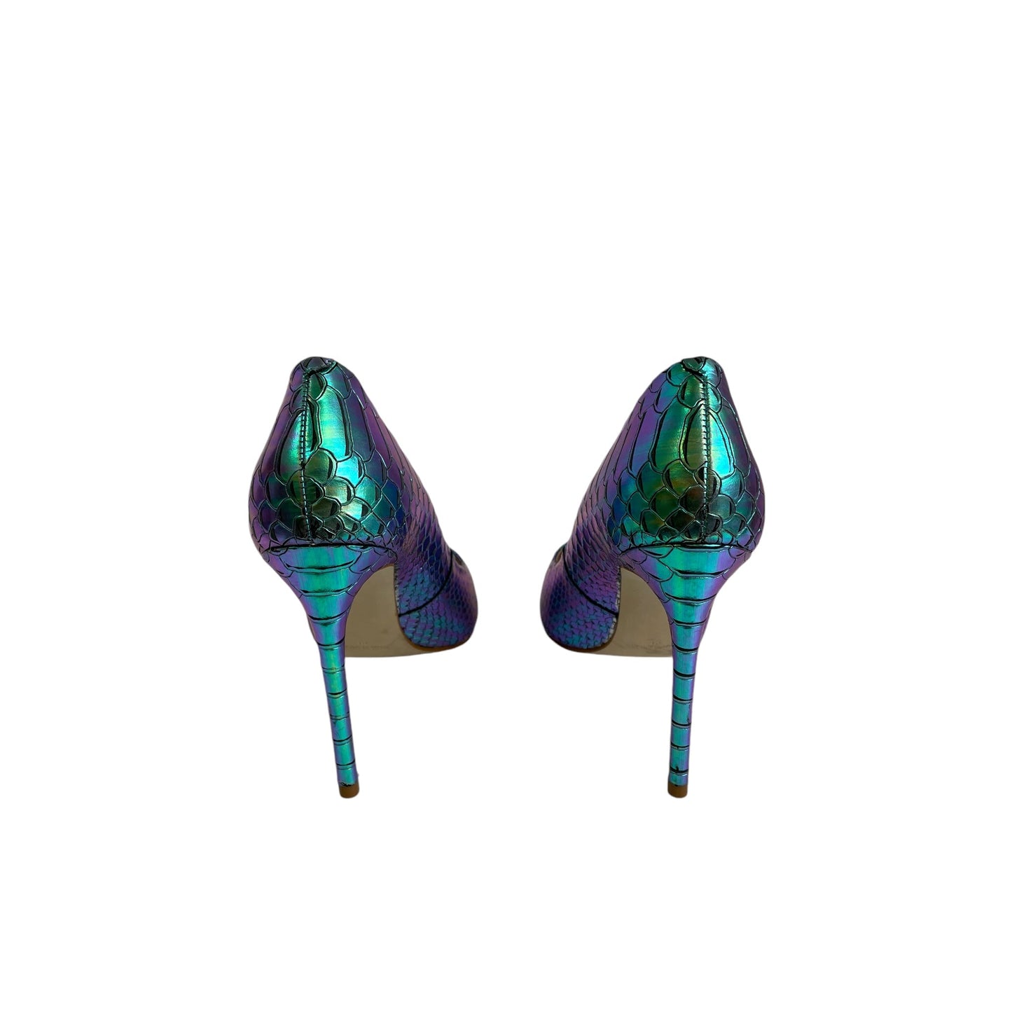 Shoes Heels Stiletto By Steve Madden In Teal, Size:8