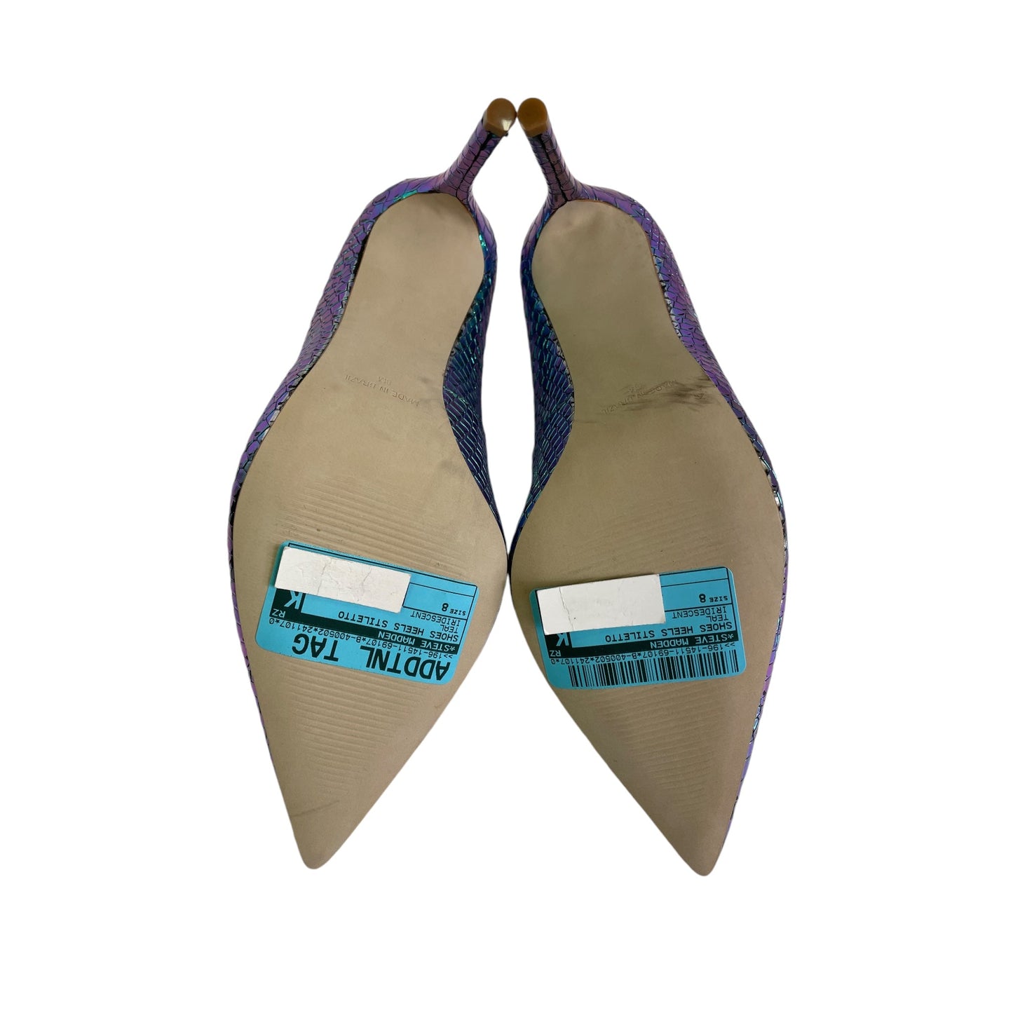 Shoes Heels Stiletto By Steve Madden In Teal, Size:8