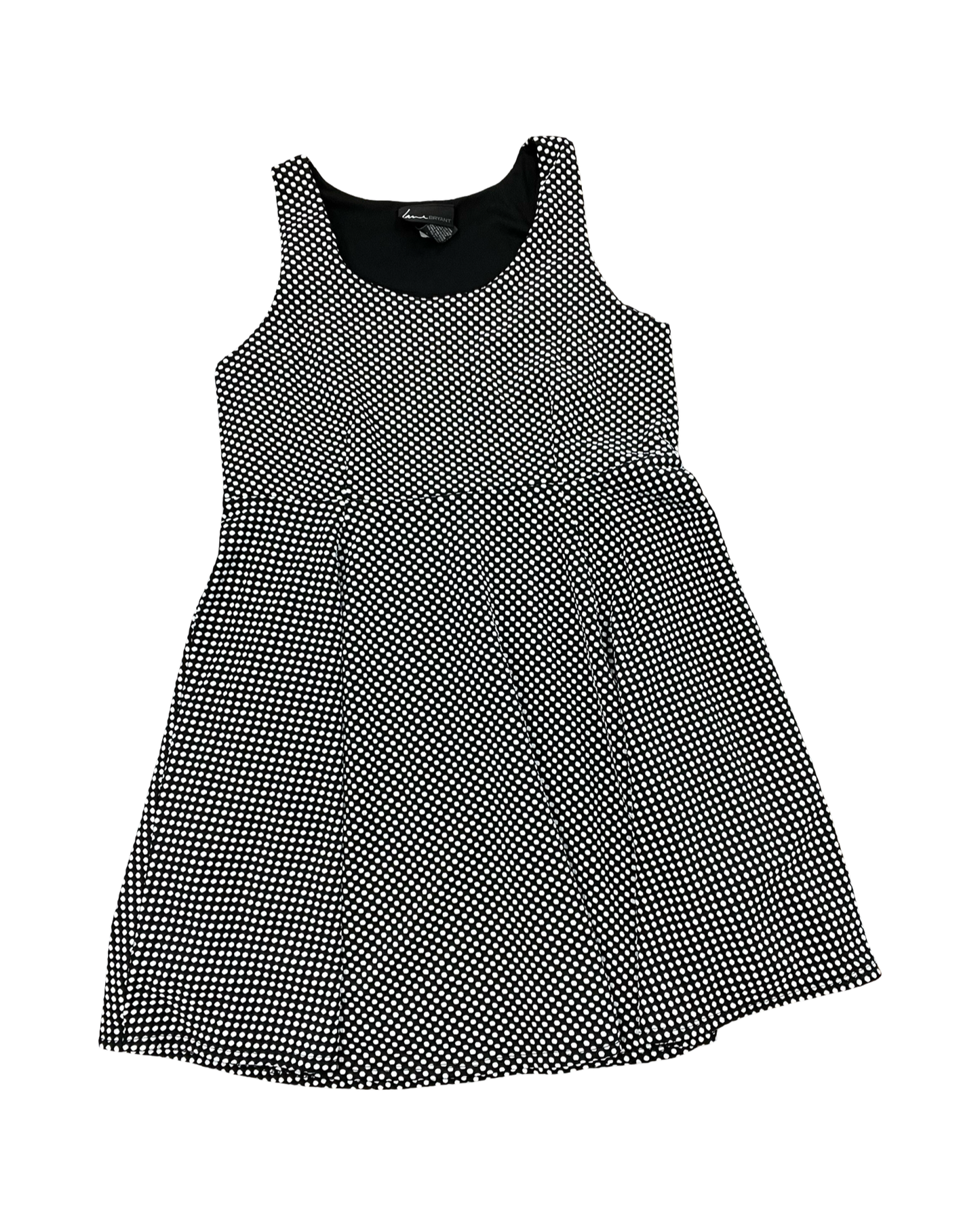 Dress Casual Midi By Lane Bryant In Polkadot Pattern, Size:Xl