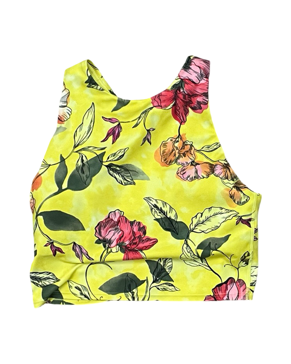Athletic Bra By Athleta In Yellow, Size:S