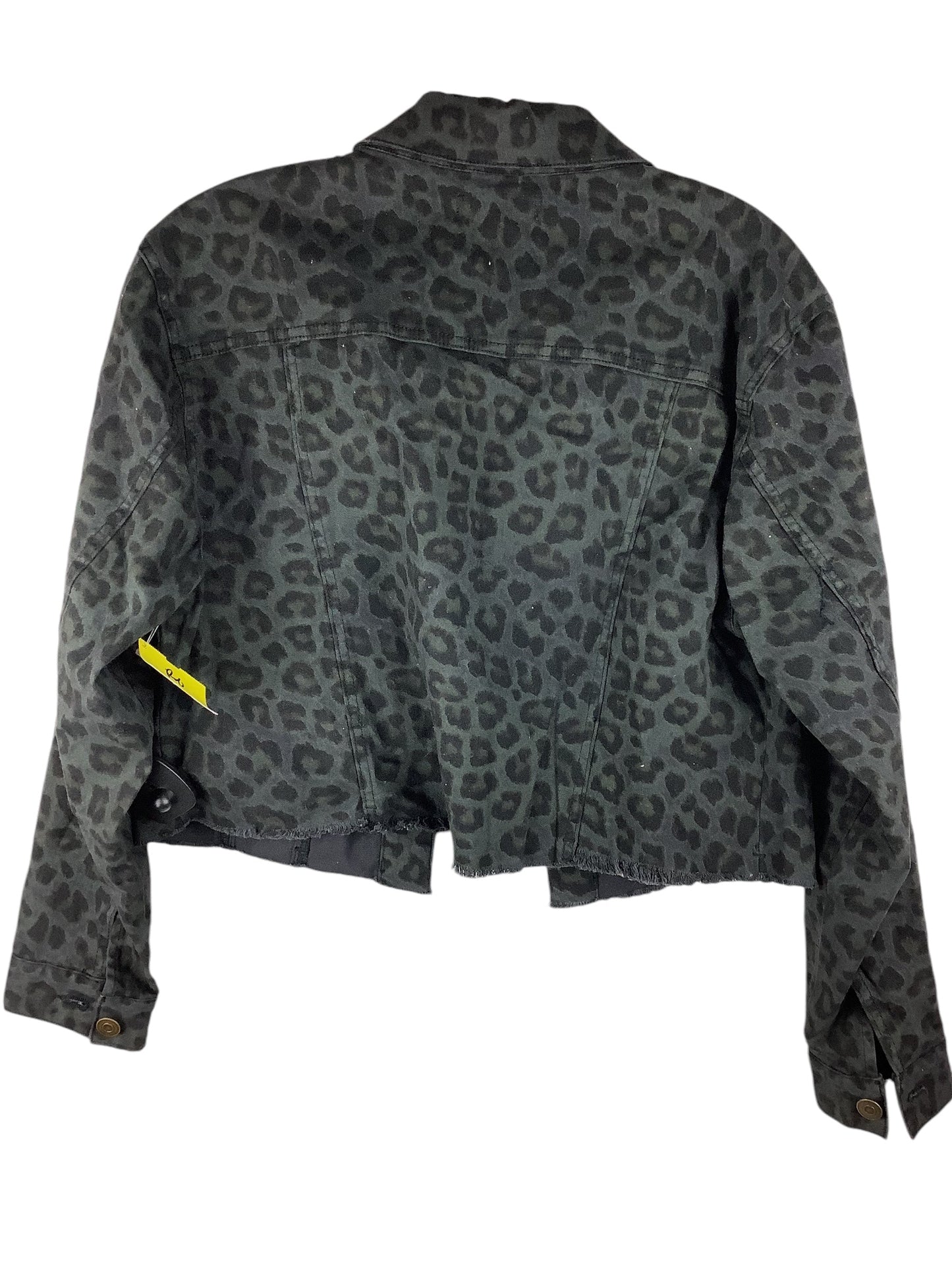 Jacket Denim By Altard State In Animal Print, Size: S