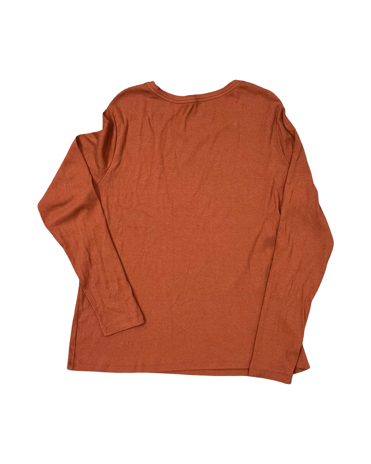 Top Ls Basic By A New Day In Orange, Size:1X