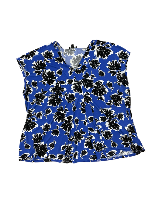 Top Sleeveless By Lane Bryant In Blue, Size:3X
