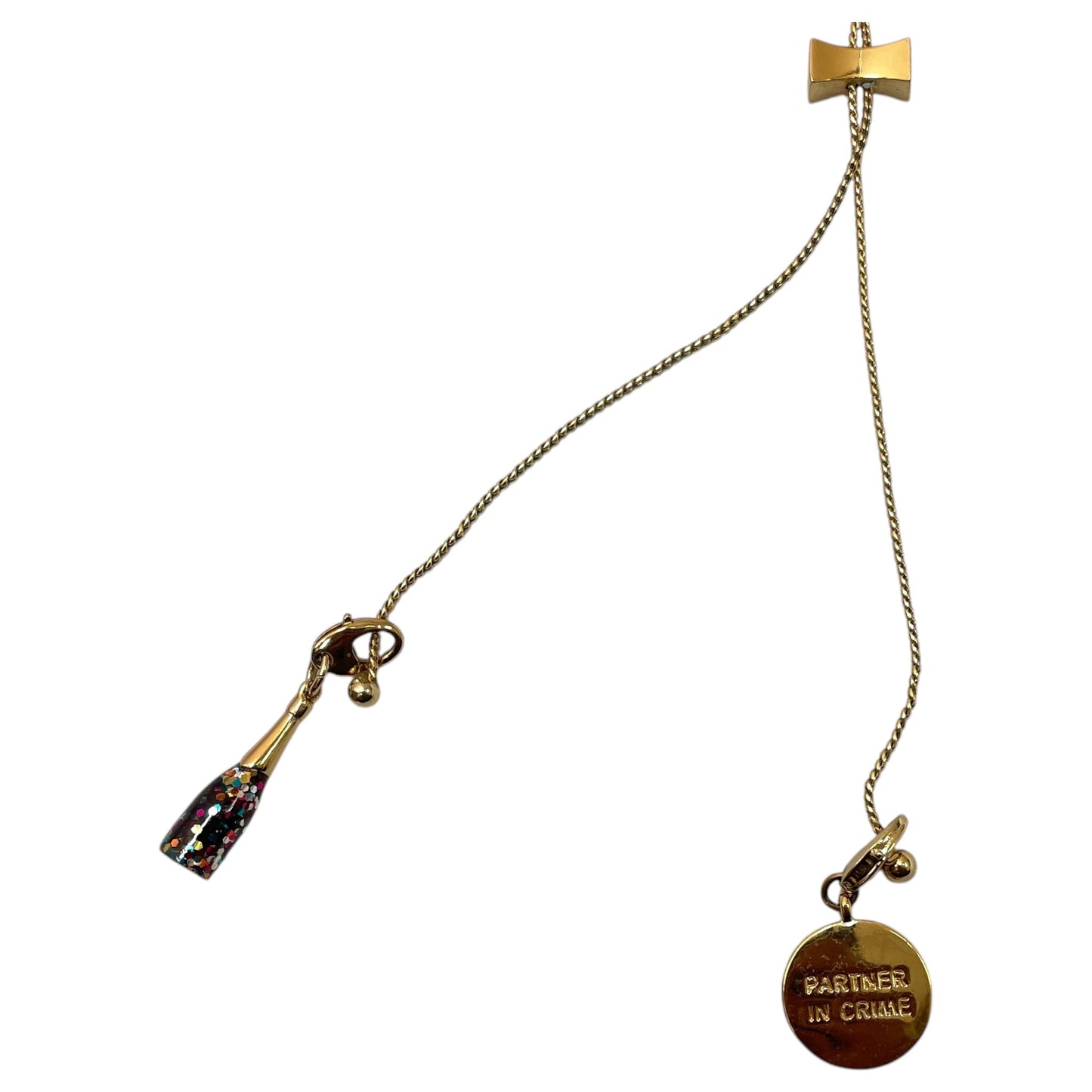 Necklace Designer By Kate Spade In Gold