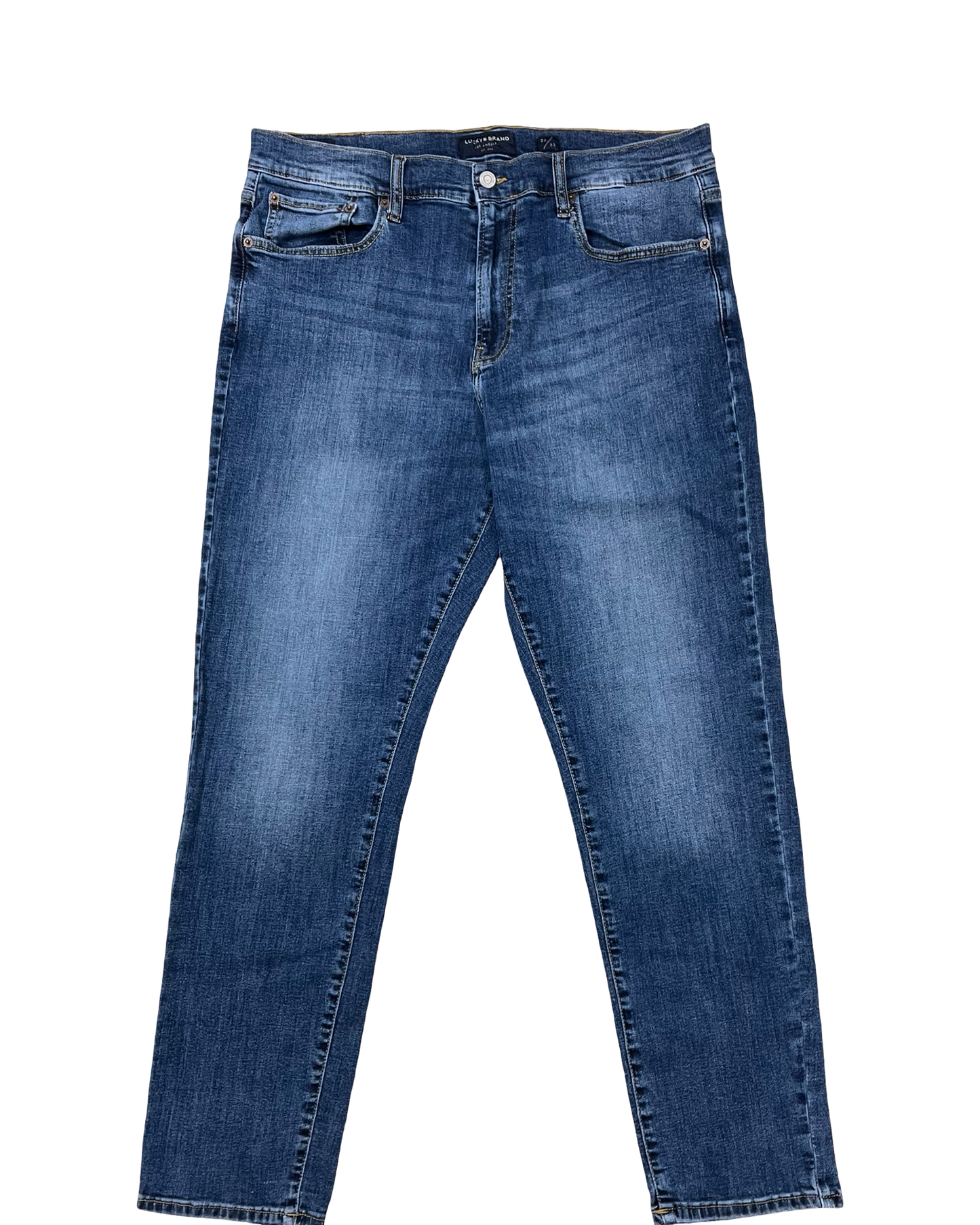 Jeans Boot Cut By Lucky & Blessed In Blue Denim, Size:20