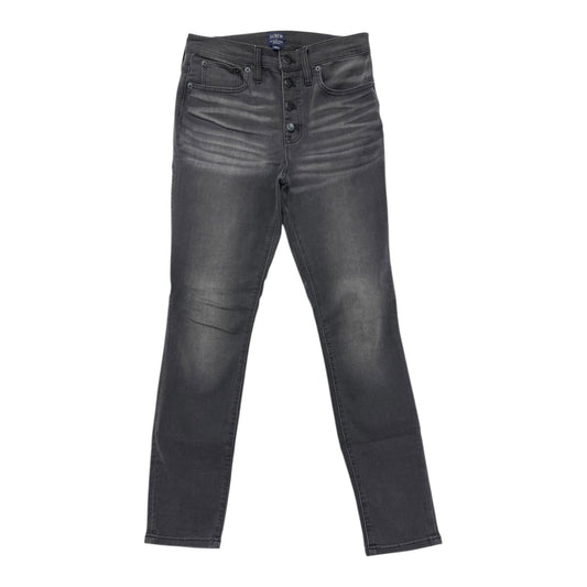 Jeans Skinny By J. Crew In Black, Size:4