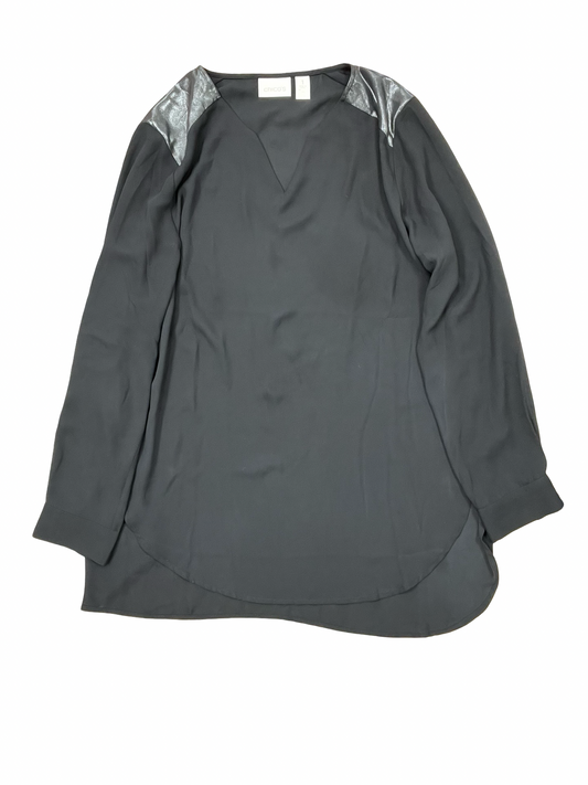 Top Ls By Chicos In Black, Size:8