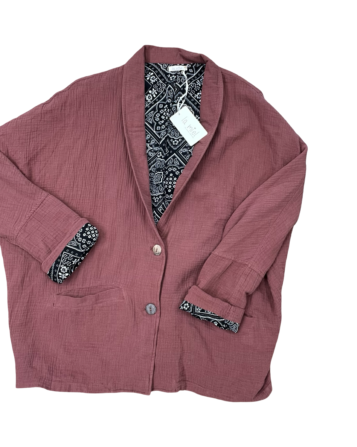 Jacket Other By La Miel In Brown, Size:L