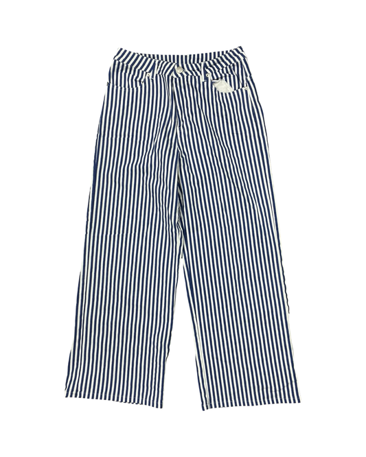 Jeans Straight By Entro In Blue & White, Size:10