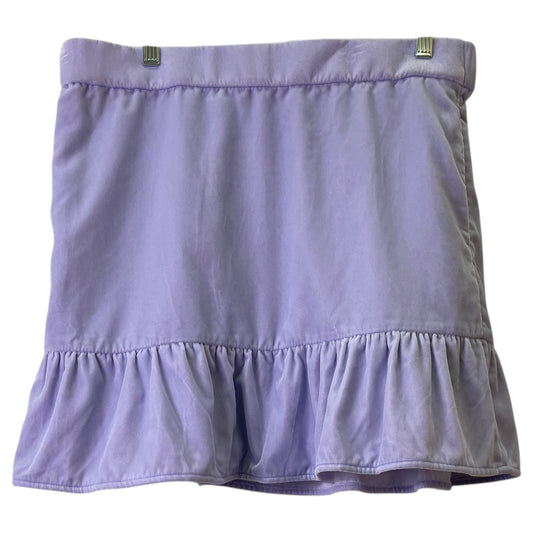 Skirt Mini & Short By J. Crew In Purple, Size:L