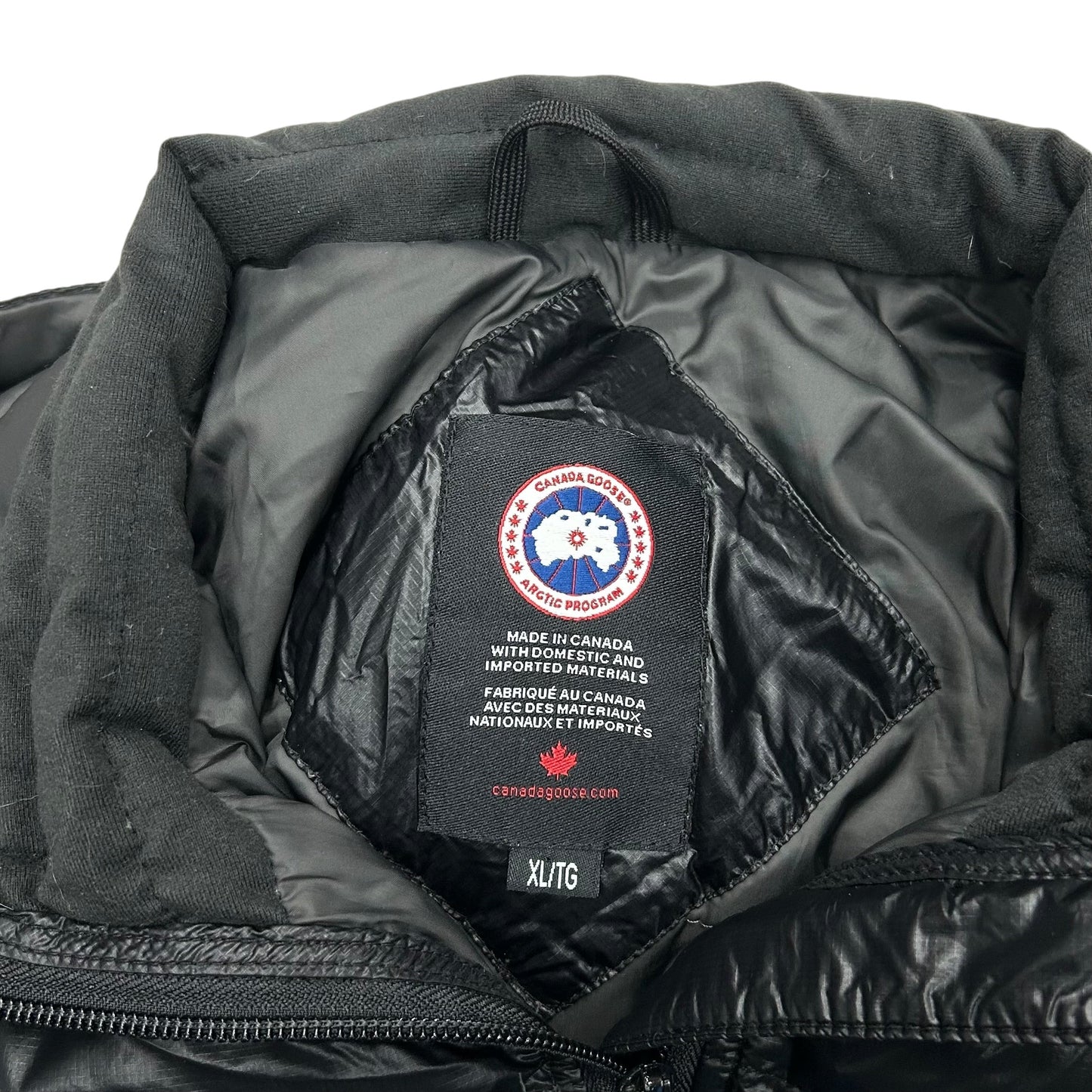 Jacket Luxury Designer By Canada Goose In Black, Size: Xl