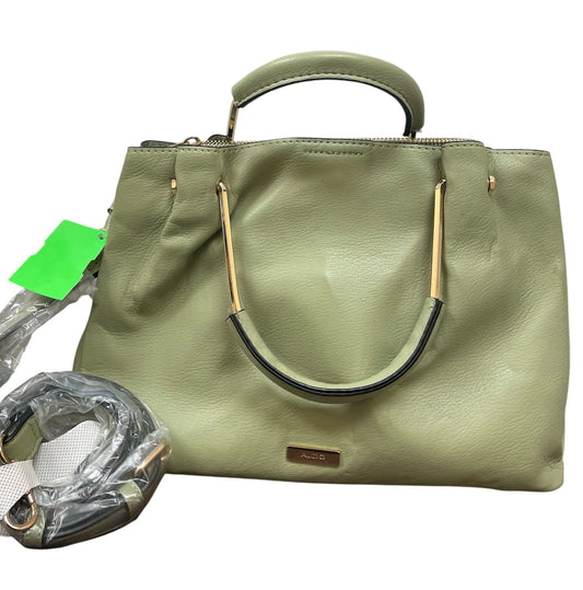 Crossbody By Aldo In Gold & Green, Size:Medium