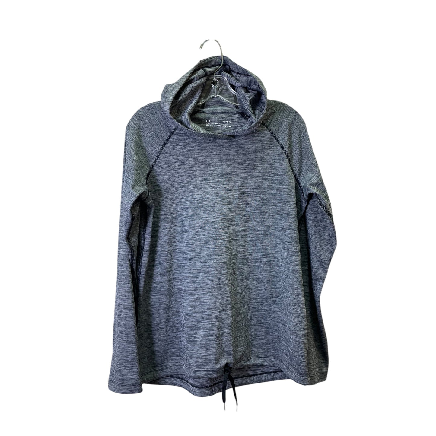 Athletic Top Ls Hoodie By Under Armour In Grey, Size:M