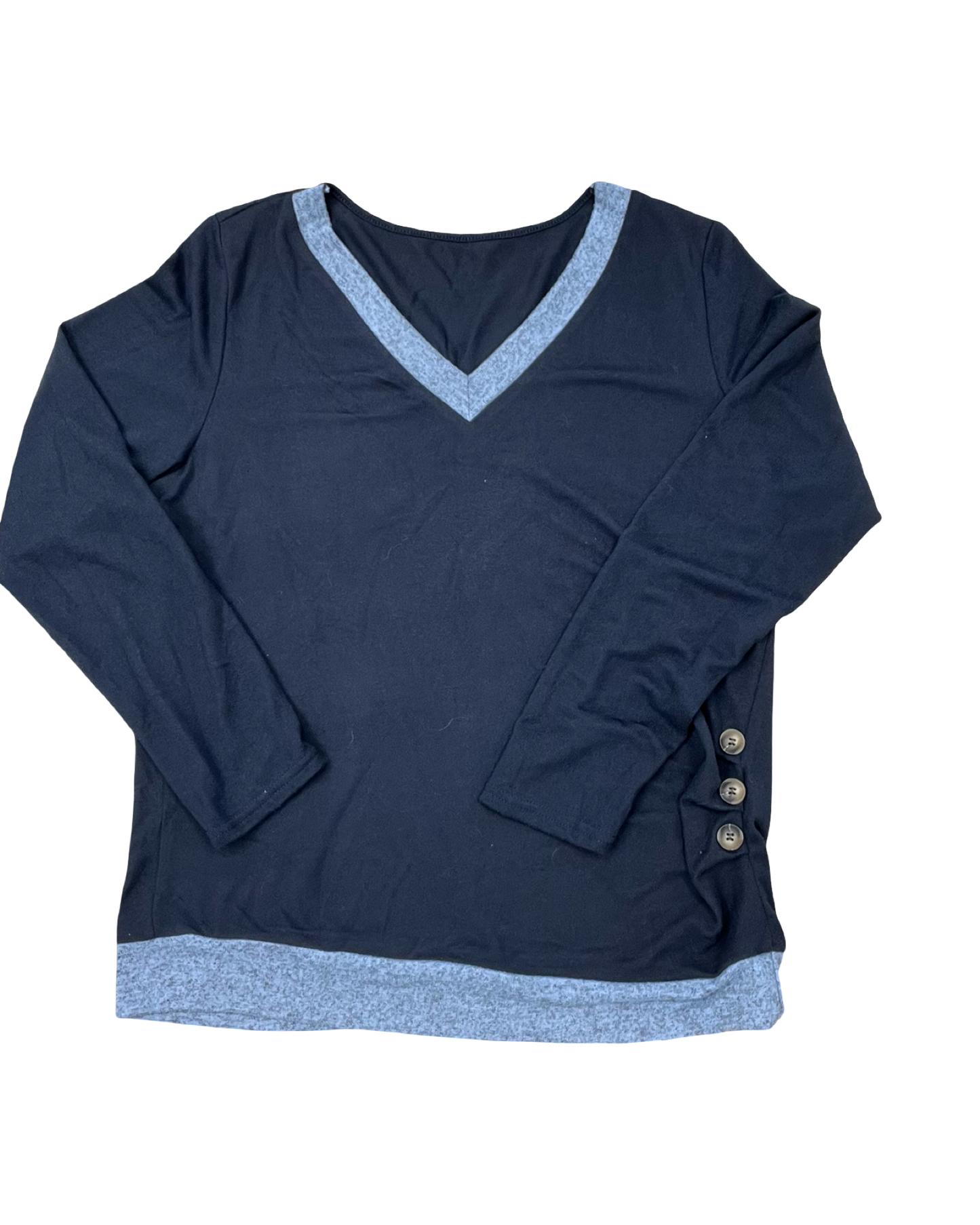 Top Ls By Shein In Blue, Size:Xl