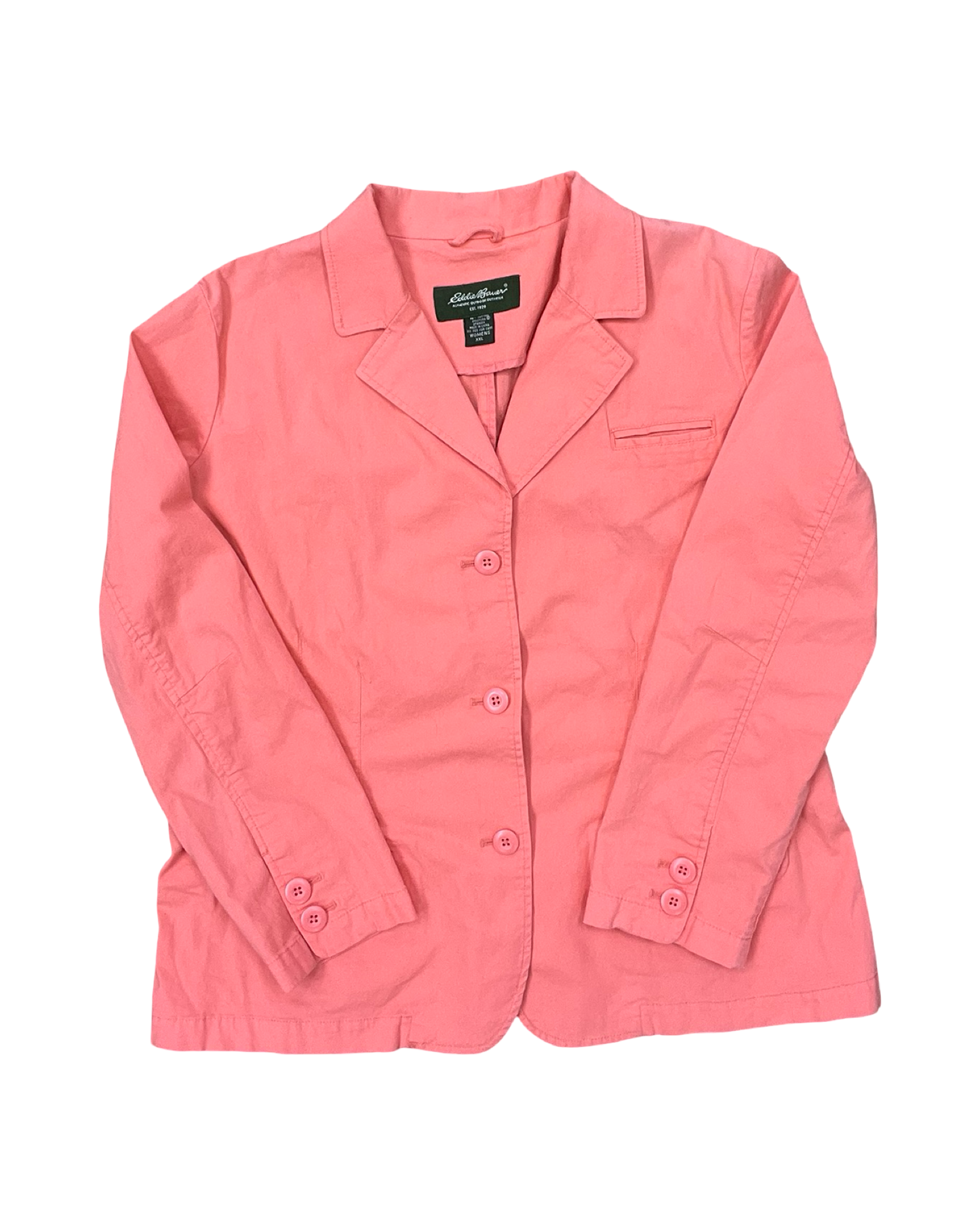 Jacket Other By Eddie Bauer In Peach, Size:1X