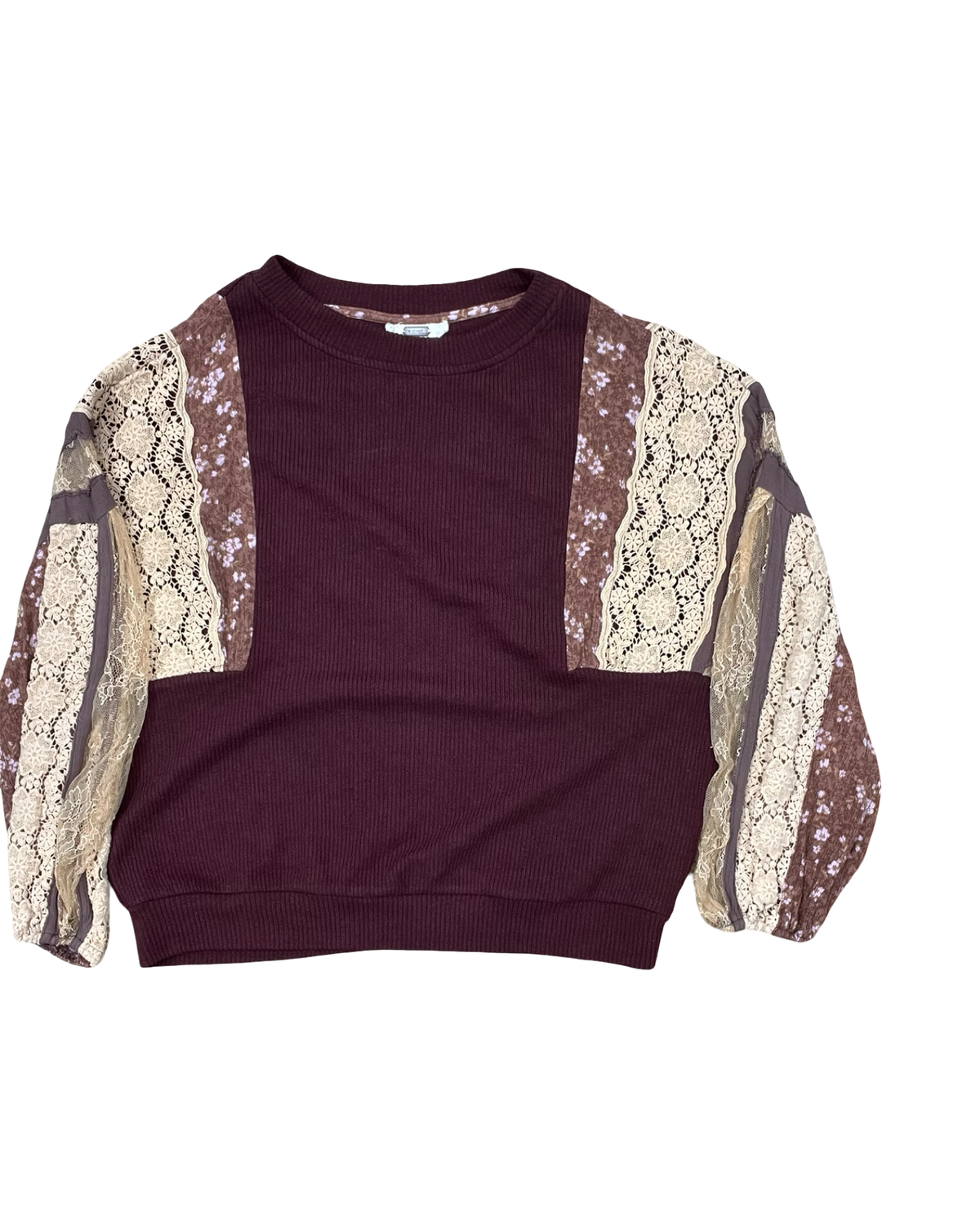 Top Ls By Gimmicks In Maroon, Size:L