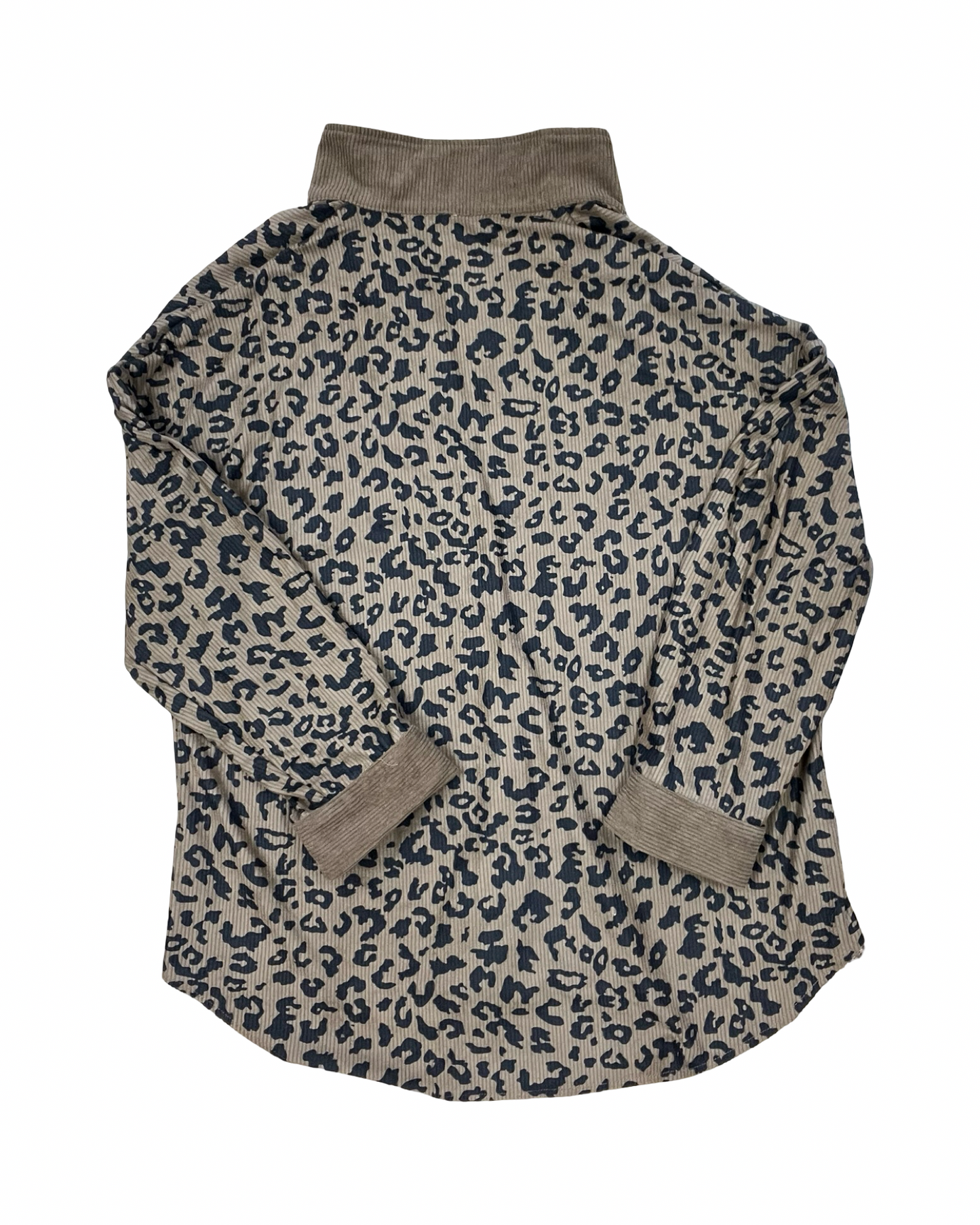 Blouse Ls By Clothes Mentor In Black & Brown, Size:1X