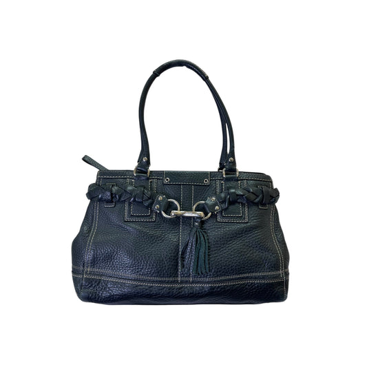 Handbag Designer By Coach In Black, Size:Large