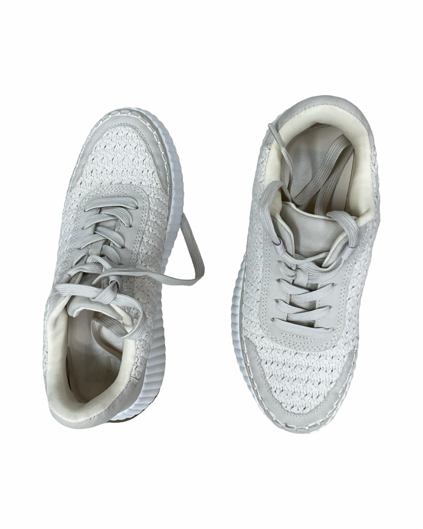 Shoes Sneakers By Dv In Tan, Size:6.5