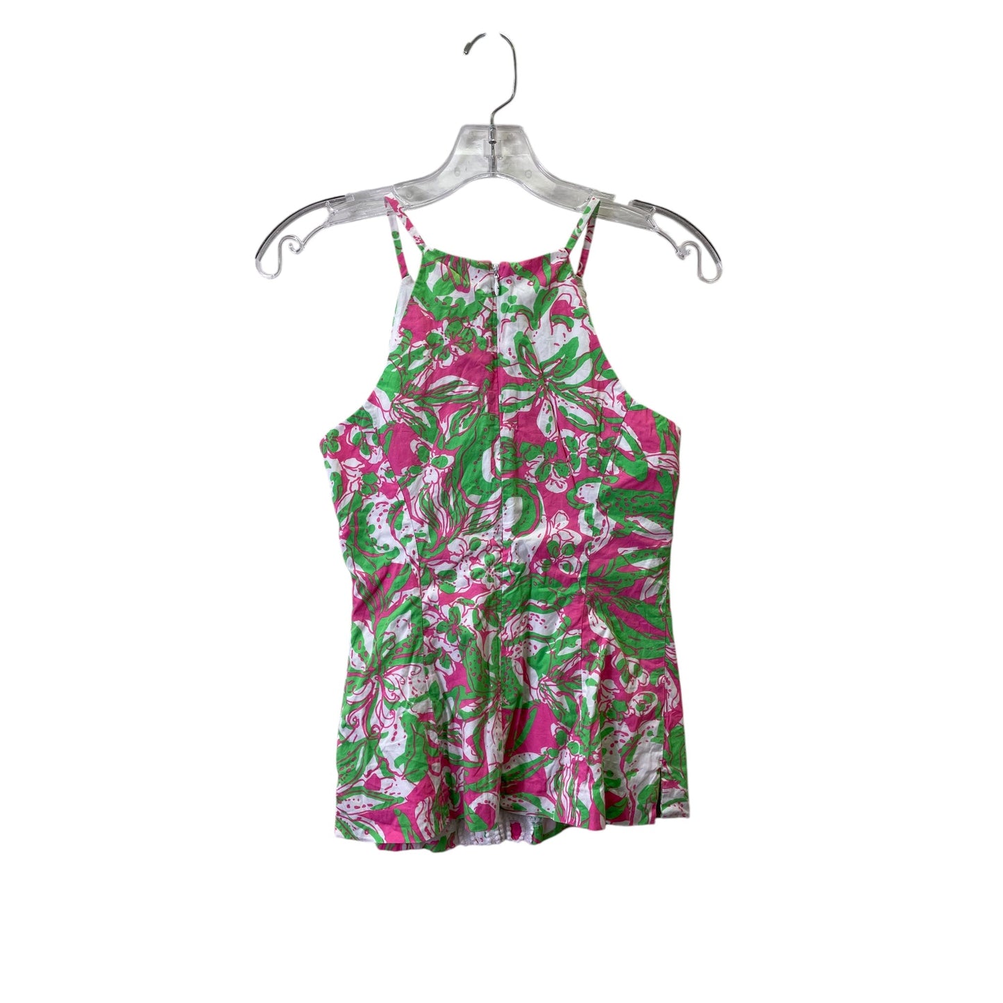 Top Sleeveless Designer By Lilly Pulitzer In Pink, Size:0