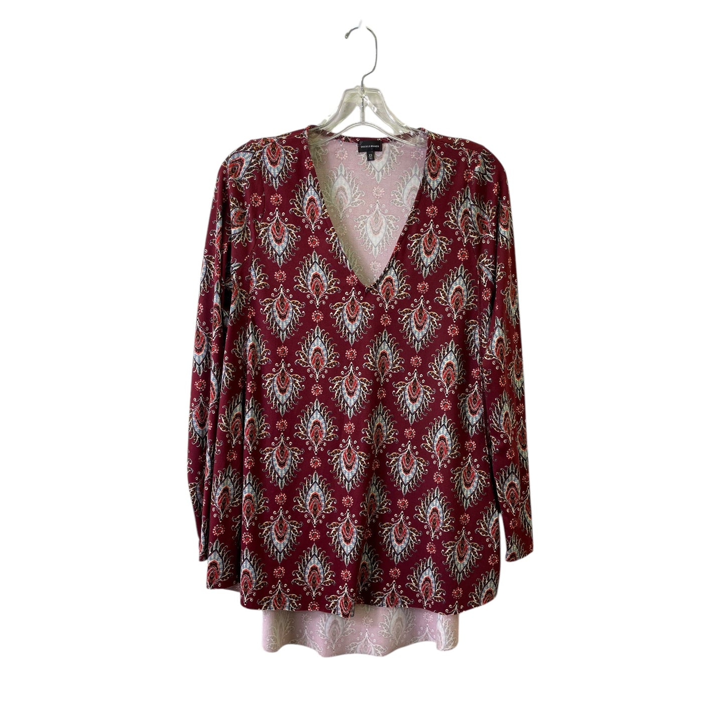 Top Ls By Buckle Black In Maroon, Size:Xs