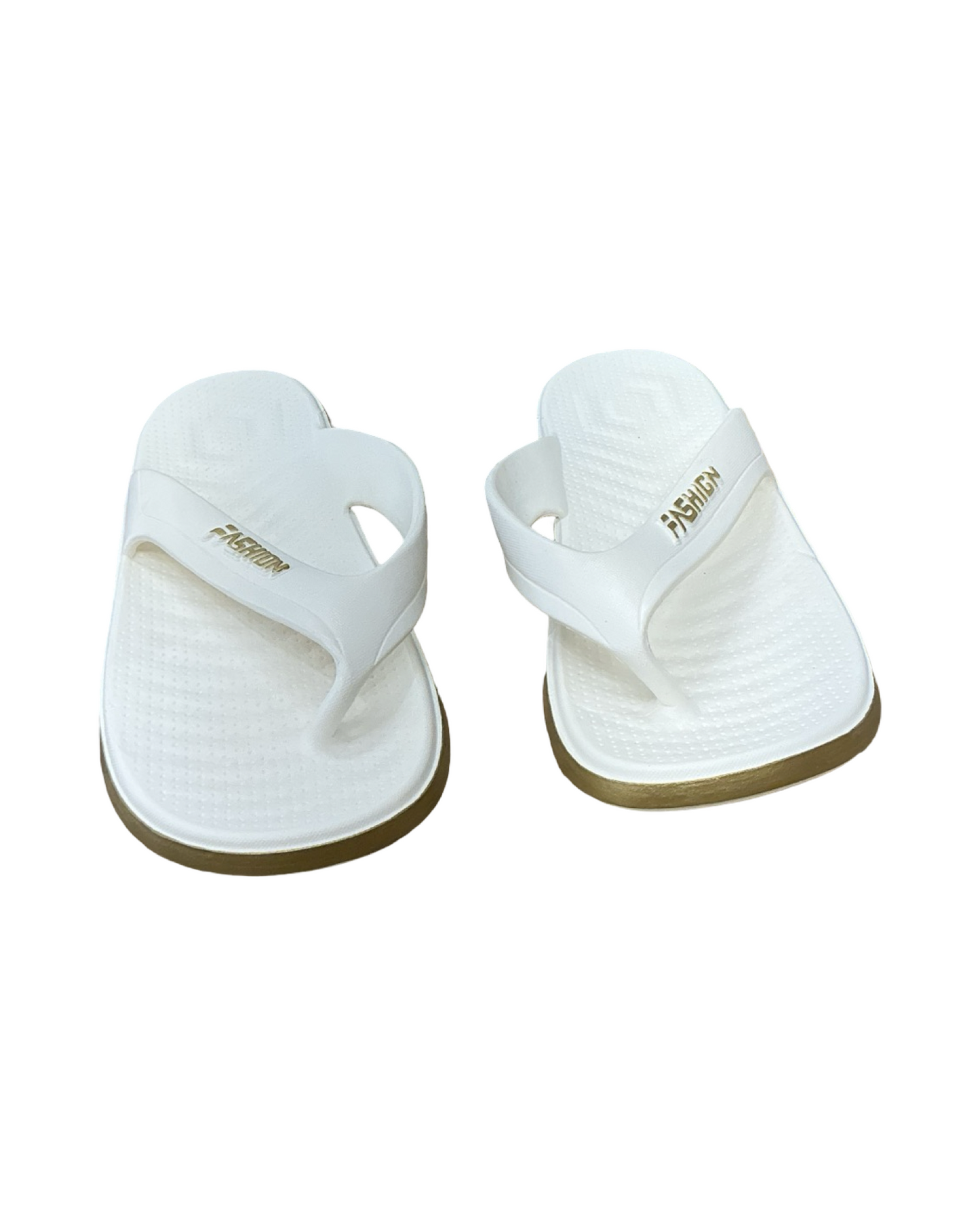 Sandals Flip Flops By Clothes Mentor In White, Size:9.5