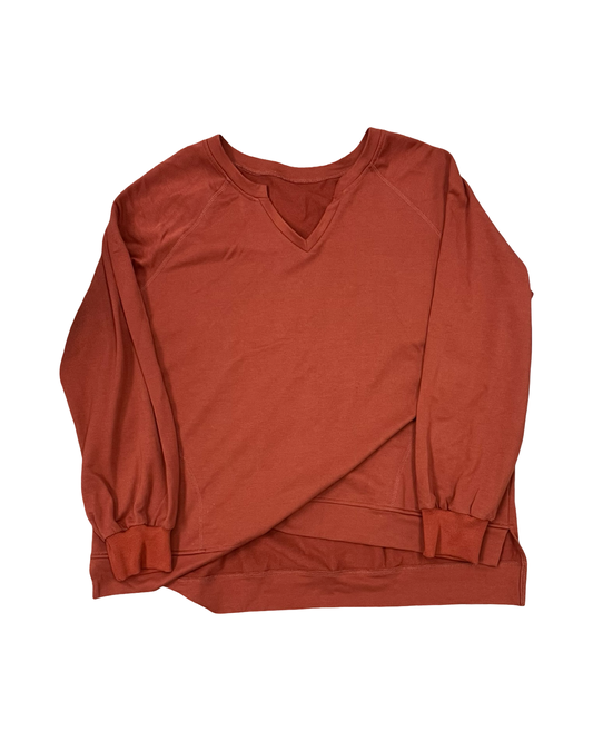 Top Ls By Clothes Mentor In Orange, Size:Xl