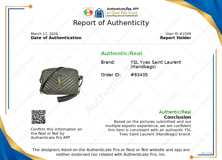 Matelasse Quilted Calfskin Monogram Lou Camera Bag Luxury Designer By Yves Saint Laurent, Size: Medium