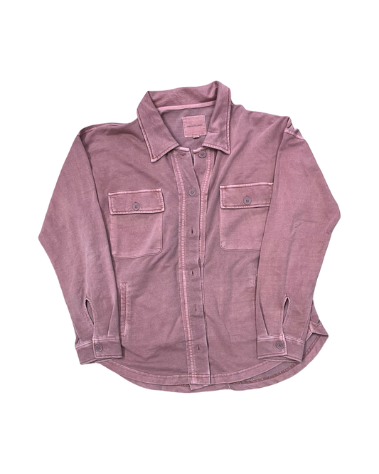 Blouse Ls By Thread And Supply In Mauve, Size:M
