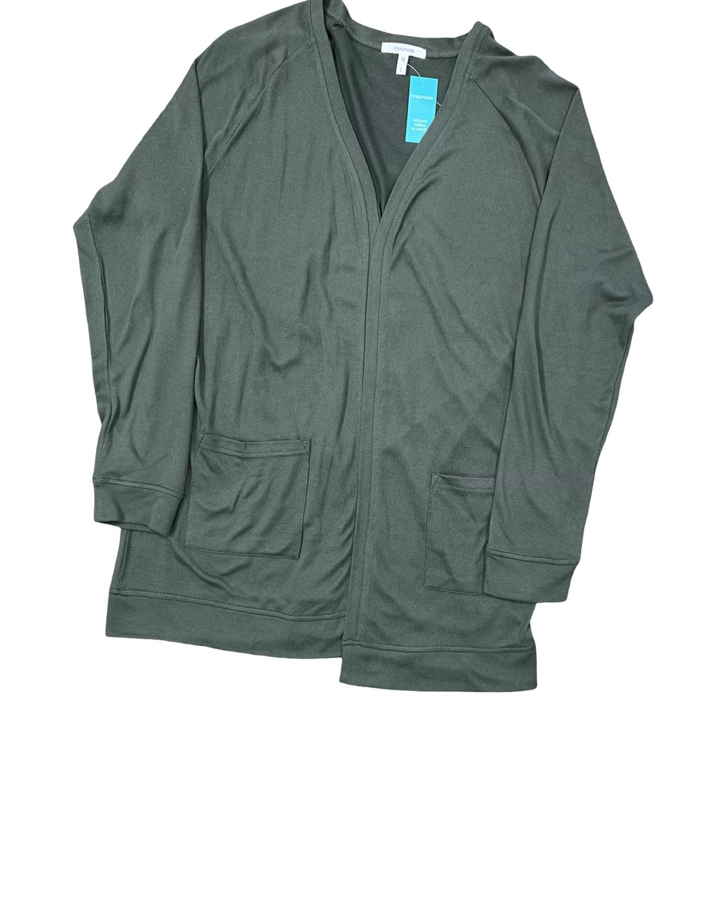 Cardigan By Maurices In Green, Size:L