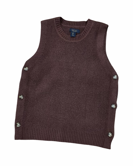 Vest Sweater By Rachel Roy In Brown, Size:S