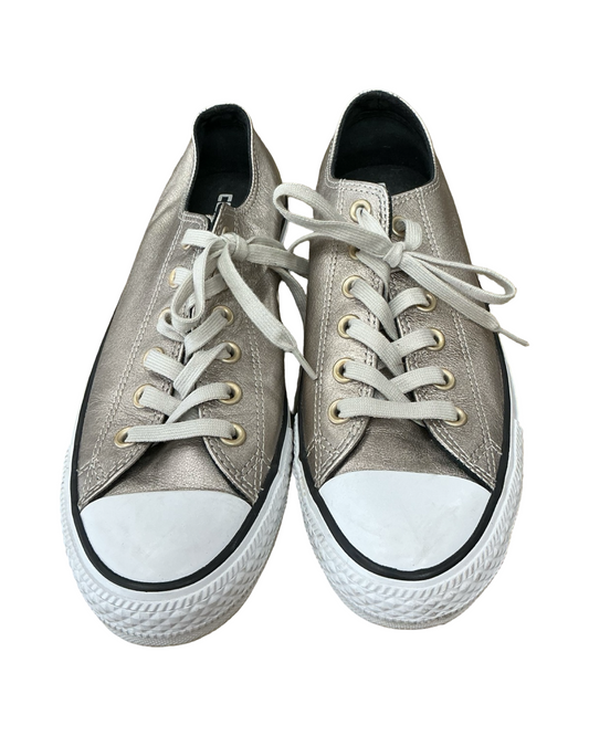 Shoes Sneakers By Converse In Bronze, Size:8