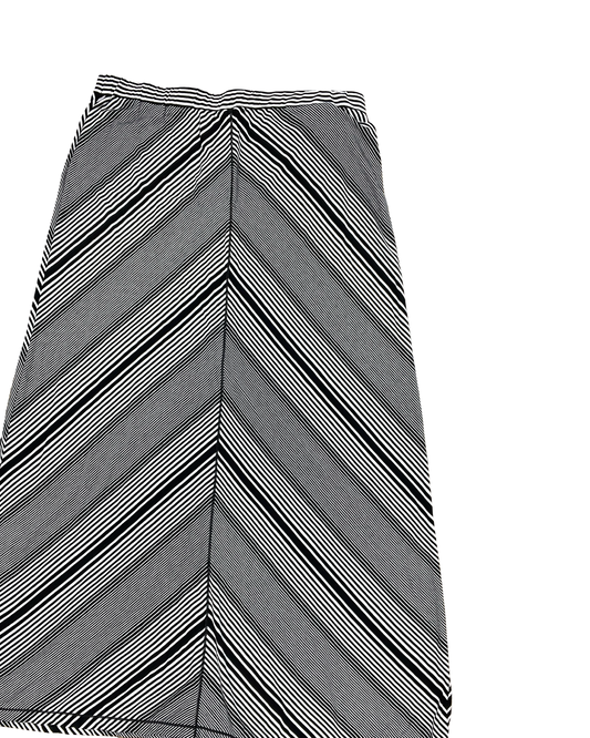Skirt Maxi By Max Studio In Black & White, Size:1X