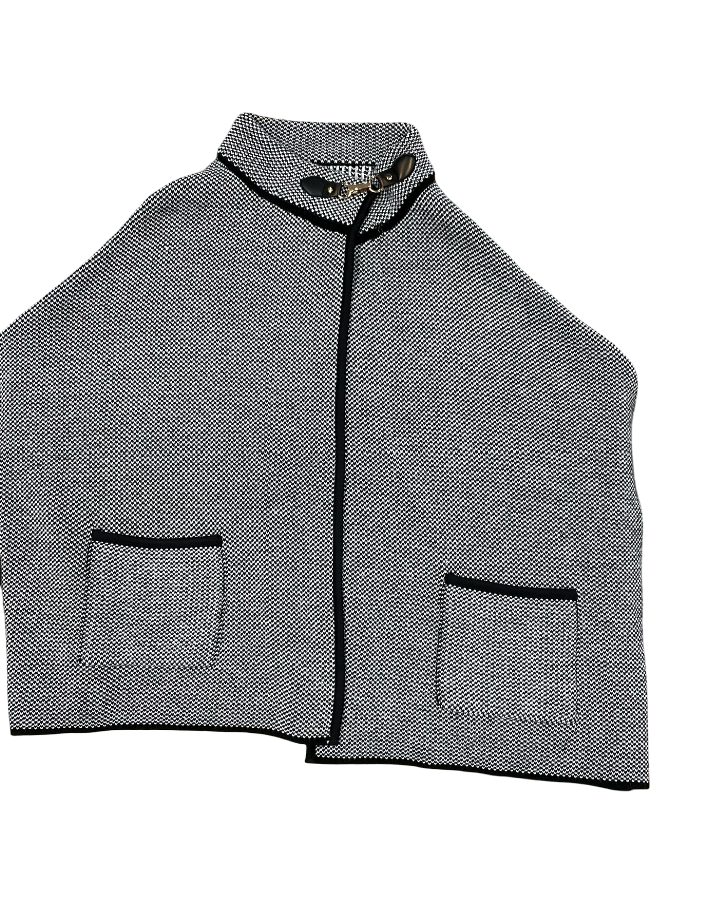 Sweater Cardigan By Mix It In Black & White, Size:Osfm
