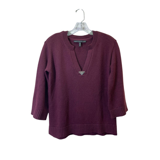 Sweater By White House Black Market In Maroon, Size:Xs