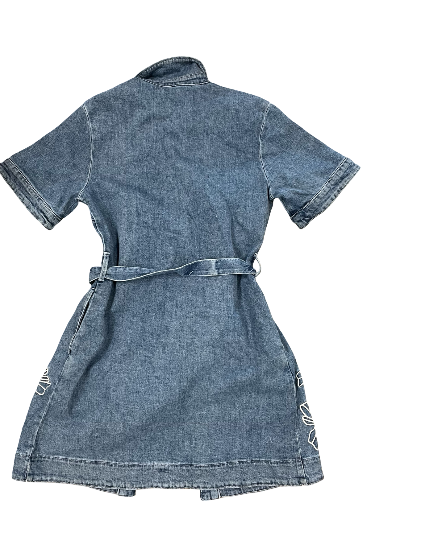 Dress Casual Midi By Free Assembly In Blue Denim, Size:Xs