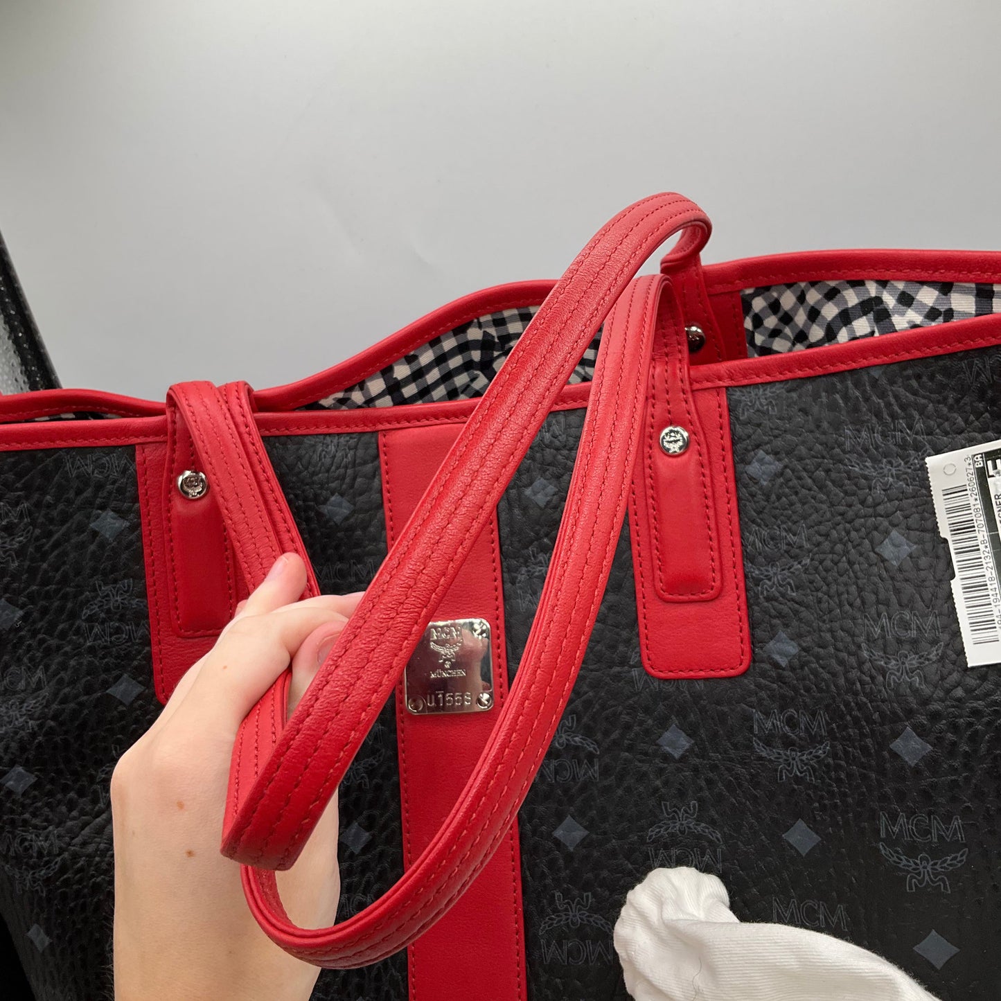 Handbag Luxury Designer By Mcm, Size: Medium