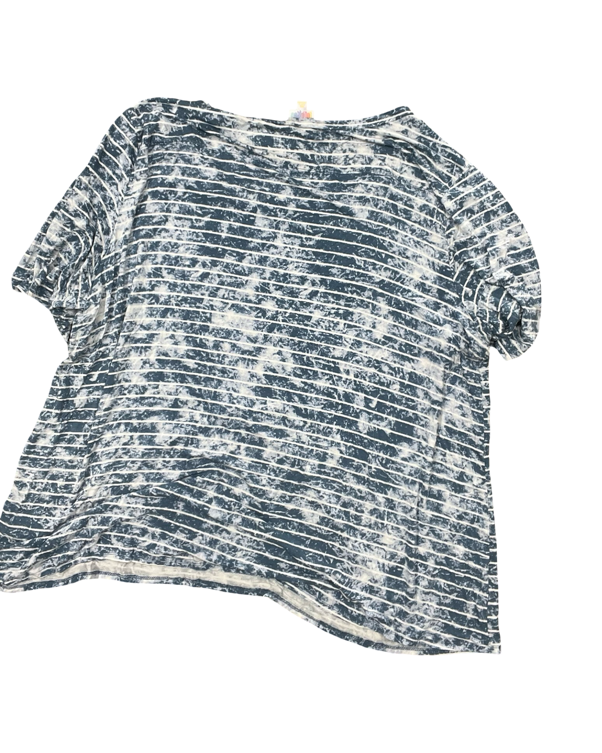 Top Ss By Lularoe In Blue & White, Size:3X