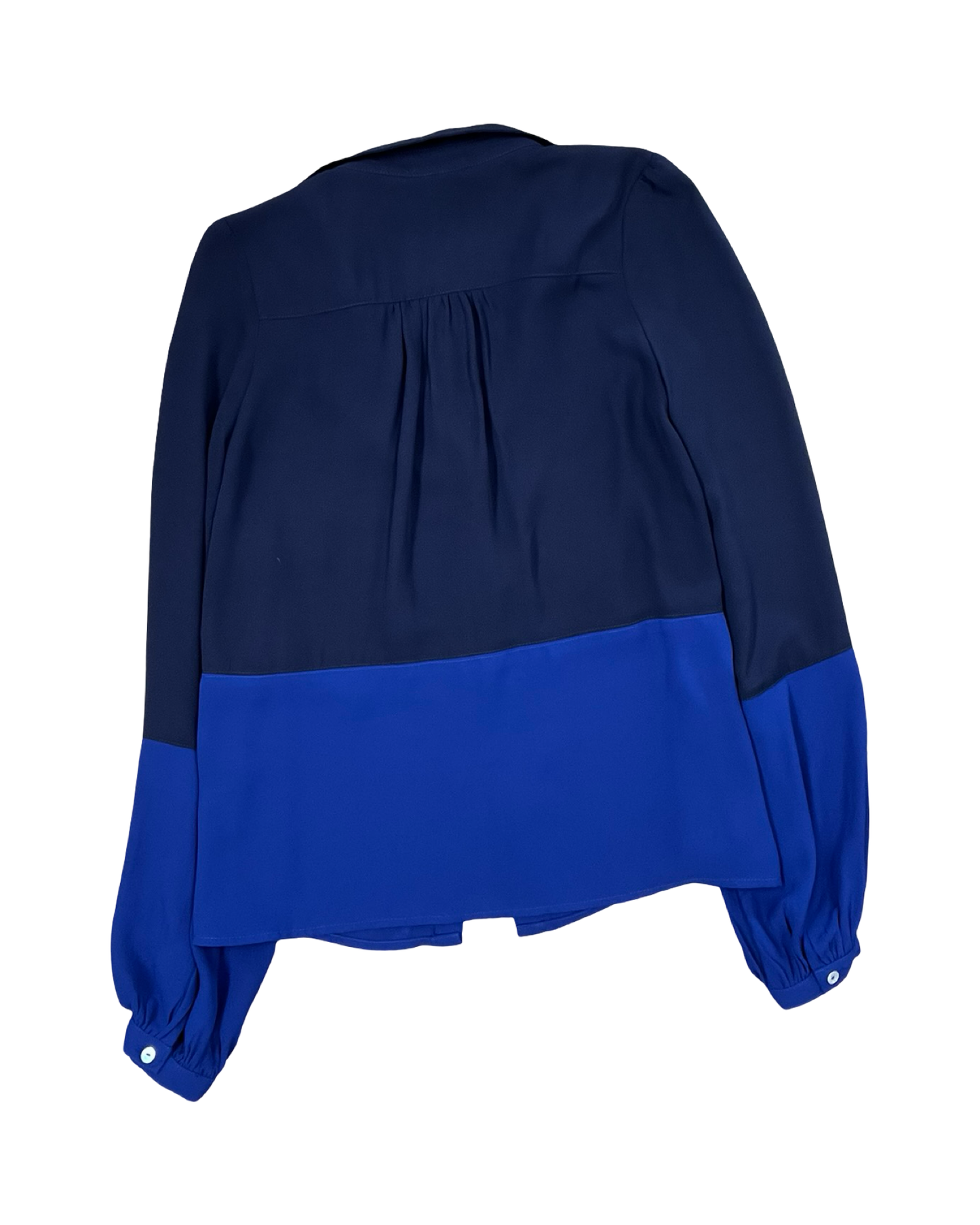 Blouse Ls By Clothes Mentor In Blue, Size:S