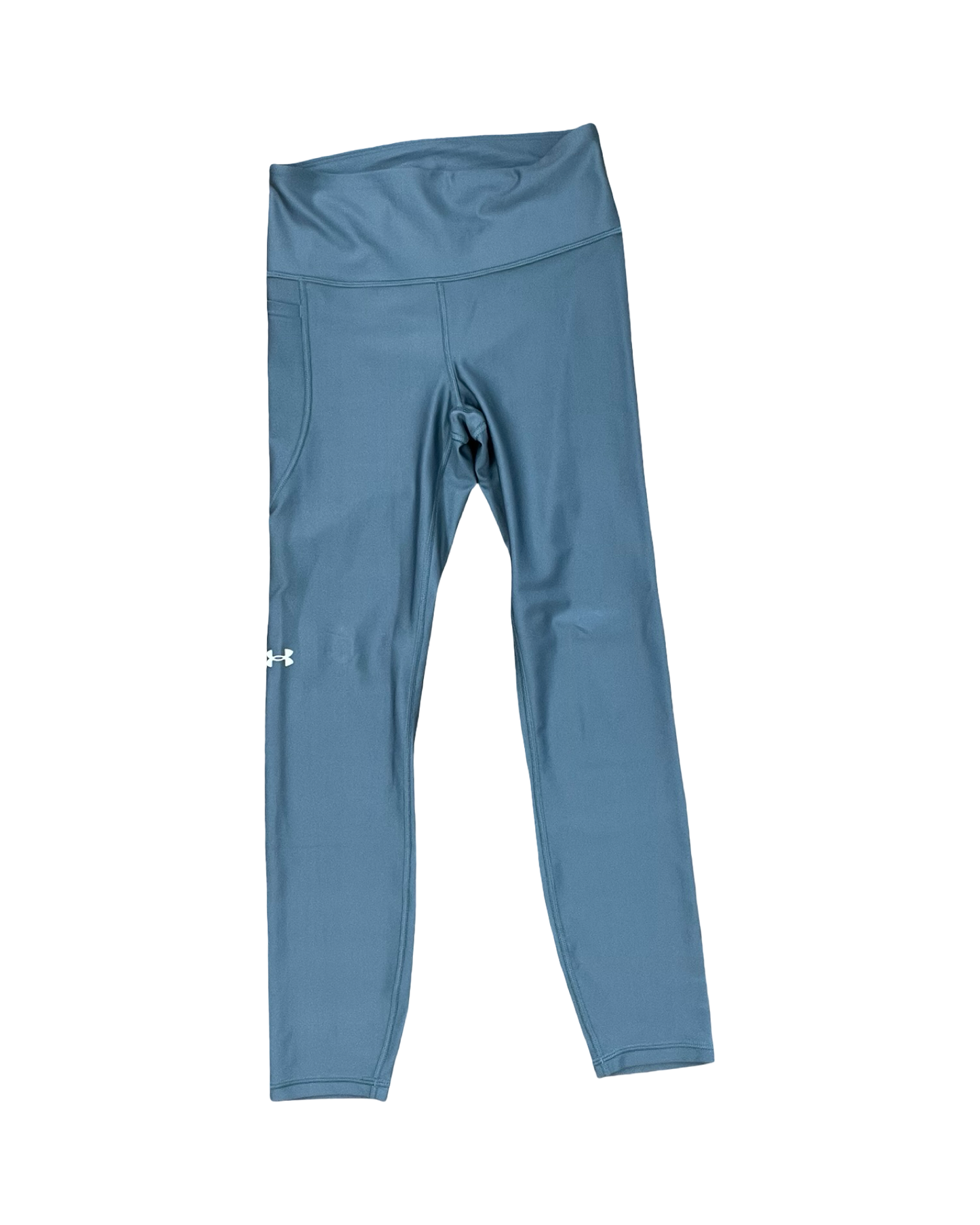 Athletic Leggings By Under Armour In Teal, Size:S