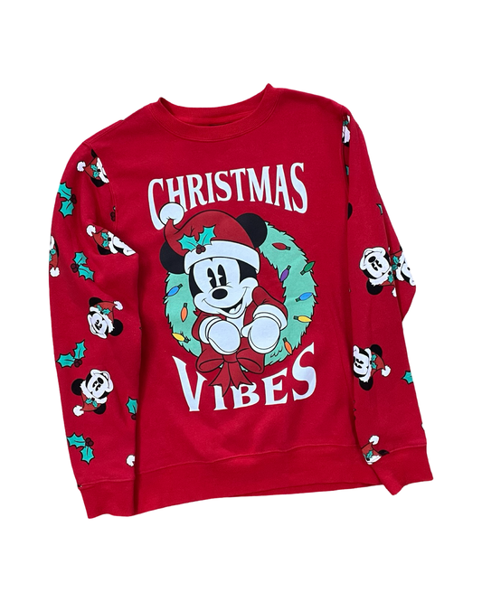 Sweatshirt Crewneck By Clothes Mentor In Red, Size:S